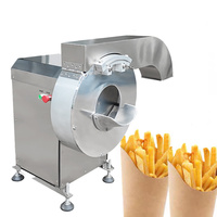 Aardappelen Strip Friet 800Kg Per Uur Zoete Aardappel Snijder Prijs Frietjes Snijmachine