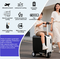 Valise de voyage personnalisable de 18 pouces, 26 L, 5/8 KM/H, serrure TSA, fonction de marche arrière
