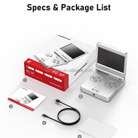 Console de jeu portable S Classic RG SP Flip, mini console de jeu pliable Anbernic 3,4'' HD, batteries 3300mAh, Linux, lecteurs de jeux portables