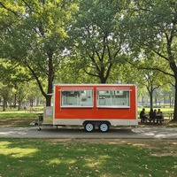 Food Truck homologué aux États-Unis, entièrement équipé, à vendre aux États-Unis, food truck extérieur à deux niveaux