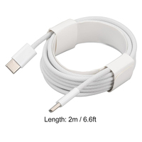 Chargeur mural OEM PD 25W avec câble de données USB-C vers USB-C, kit de charge durable personnalisable avec logo pour iPhone 15 16 17 Pro Max Plus Series