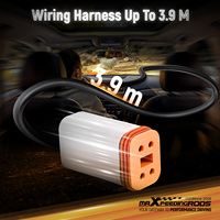 Kit Kabel Wiring MaXpeedingrods Seri Crosshair Lampu LED Tambahan untuk Mengemudi dengan DRL 4-PIN DT Plug