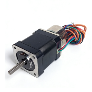 Motor Paso a Paso Híbrido <span class=keywords><strong>Nema</strong></span> <span class=keywords><strong>17</strong></span> con Certificado CE IE 4, con Freno de 24v y Engranaje Planetario para Sistema de Brazo Robótico - Product Image 1