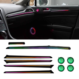 Bande LED RGBIC Premium pour éclairage d'ambiance intérieur de voiture, éclairage d'atmosphère pour Ford Mondeo 2013-2021 - Product Image 1
