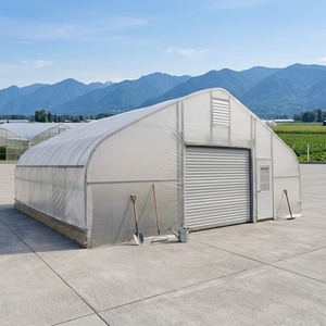 Skyplant Large Manual Automatic Roll Side Window Ventilation Anti-Insect Net Shading Cultivation Single Span Film <b>Greenhouse</b> - Product Image 1