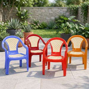 Colorful PP Plastic Modern Eco-Friendly <b>Comfortable</b> <b>Chair</b> Lightweight Durable Stackable Waterproof Leisure Seating School Home - Product Image 2