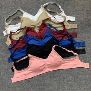 Reggiseno da <span class=keywords><strong>Allattamento</strong></span> Senza Ferretto per Donne <span class=keywords><strong>in</strong></span> <span class=keywords><strong>Gravidanza</strong></span>, Apertura Frontale, Taglia Grande, <span class=keywords><strong>in</strong></span> Nylon Sottile, Regolabile con Push-Up - Product Image 5