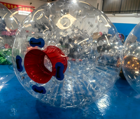 Ballon gonflable en PVC Zorb Crazy Grounder pour les fêtes
