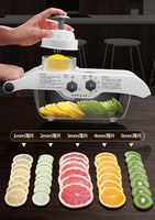 Nouvel arrivage : Hachoir alimentaire portatif sans fil multifonctionnel pour fruits et légumes, coupe-citron manuel pour pamplemousse – Vente en gros