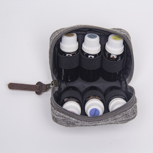 <span class=keywords><strong>Pochette</strong></span> portable de style vintage 6 bouteilles d'huile essentielle d'arôme de <span class=keywords><strong>chanvre</strong></span> remplie pour une utilisation en déplacement - Product Image 6
