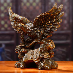 Meilleures ventes 2022, grande statue d'aigle en résine antique, ornement de faucon en résine solide - Product Image 5