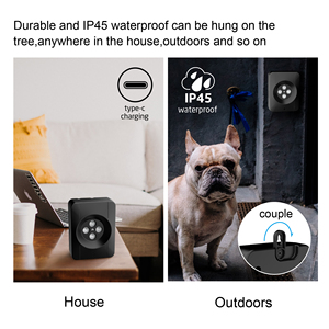 Dispositivo ultrasónico antiladridos para perros con 4 altavoces recargable e impermeable rango de 33 pies Dispositivo de disuasión de ladridos para perros repelente de perros - Product Image 4