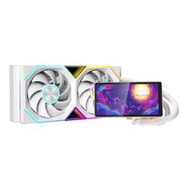 Refroidisseur de processeur Jungle Leopard Proflow 360 240 haute performance noir et blanc, roulement à fluide en aluminium, LED RVB réglable, silencieux 30dBA