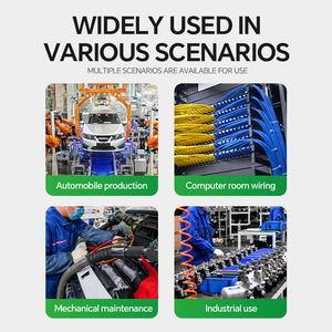 Bridas de nailon estándar nacional para cables de 4.8*200mm, fabricadas en China, de alta calidad, antienvejecimiento, para fijación de cables. - Product Image 3