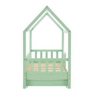 Bambino pavimento telaio del letto de madera bambina color pastello biancheria da letto <span class=keywords><strong>lettino</strong></span> per bambini <span class=keywords><strong>con</strong></span> <span class=keywords><strong>cassetti</strong></span> - Product Image 4