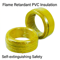 Câble de câblage domestique BV en cuivre massif / Câble de bâtiment en PVC 1,0 mm² à 10 mm² Noir Blanc pour conduit électrique, homologué 450/750V
