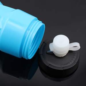 ขวดน้ำพลาสติกสำหรับจักรยาน ขนาด 24 ออนซ์ ปลอดสาร BPA พร้อมหลอดดูดระบายอากาศภายใน ขวดน้ำอเนกประสงค์สำหรับวิ่งและปั่นจักรยาน - Product Image 4