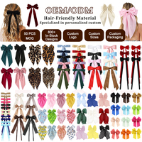 IFOND Factory Wholesale Elegant Velvet Long Streamer Hair Bow Barrette Retro Solid Color Bow Clip for Women Fashion Accessories