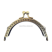Stock d'approvisionnement 8.5cm 6 couleurs bonne qualité boule embrassé métal Sewiing sac à main cadre métal sac cadre