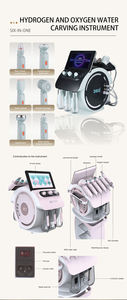 Máquina <span class=keywords><strong>Facial</strong></span> de Hidrodermoabrasión con Oxígeno para <span class=keywords><strong>Limpieza</strong></span> Profunda y Reducción de Patas de Gallo, Sistema de Gestión de la Piel - Product Image 3