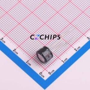 ตัวเก็บประจุอิเล็กโทรไลต์อะลูมิเนียมแบบ Through-Hole รุ่น KF107M025F05T25VH2FG0 ขนาด D8xL5 มม. 100uF 20% 25V 1000 ชั่วโมง-105 ℃ - Product Image 1