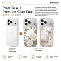 Funda Magnética para Teléfono con Logotipo Personalizado OEM ODM, Base Transparente de TPU Bayer Anti-Amarilleo para Impresión UV, Funda para Teléfono Imprimible al por Mayor