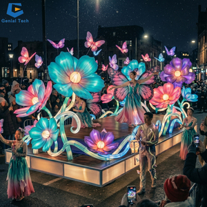 Proyectos de Faroles para Desfiles de Carnaval con Temática de Cristales de Hielo para Eventos Públicos y <span class=keywords><strong>Destinos</strong></span> de Entretenimiento - Product Image 4