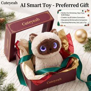 Juguete de Peluche Eléctrico Interactivo Inteligente con IA Cuteyeah AI Chat GPT, Set de Regalo de Gato Siamés de Peluche, 31-50cm, Edades 8+ - Product Image 1