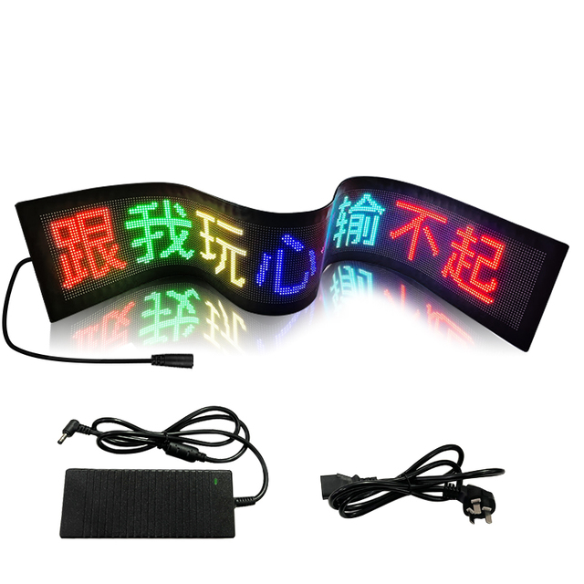 Huge Bright Scrolling LED Sign App Programmable Flexible LED Display Panel Digital Display Shop LED Ticker Board for Advertise