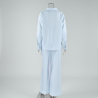 Ensemble de 2 pyjamas pour femmes QINSI, vente en gros, imprimé personnalisé, rayures, vêtements de détente pour femmes, nouveaux pyjamas floraux pour femmes, printemps