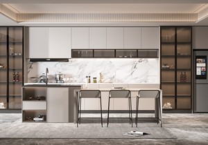 <span class=keywords><strong>Prodeco</strong></span>-armario de cocina moderno, mueble completo de madera, diseño negro - Product Image 5