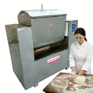 Máquina Misturadora de Massa para Samosa de 100kg / Misturador de Farinha Semi-Automático de 50L em Aço Inoxidável de Grau Alimentício - Product Image 1