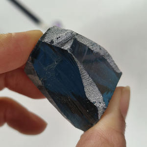 Materias Primas de Piedras Preciosas Sintéticas # 46 Gemas Nanosital de Color Azul Londres Medio, Sin Cortar, para la Elaboración de Cuentas Sueltas - Product Image 2