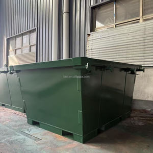 Bac à déchets en acier robuste de norme australienne 2m3-12m3, conteneur renforcé pour déchets, compatible <span class=keywords><strong>grue</strong></span> et chariot élévateur - Product Image 5