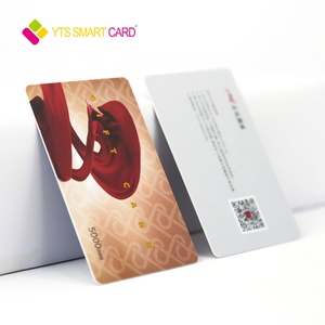 Cartes cadeaux personnalisées en PVC de qualité supérieure avec logo personnalisé YTS, nouvelles cartes cadeaux d'entreprise imprimées - Product Image 5