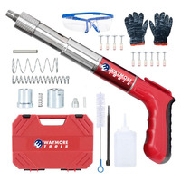 Kit de pistolet à clous industriel portable en acier inoxydable pour béton, poignée en plastique, manuel, haute efficacité, ODM, usage domestique