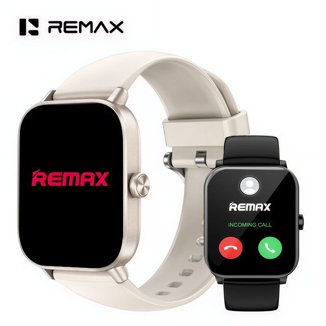 Remax 1.83" Touch Screen 100+ Sport Modes Smart Watch IP68 Waterproof Smart Fitness Tracker Watch with BT Calls