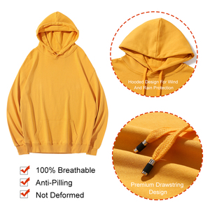 AI-MICH oversize Pullover <span class=keywords><strong>felpa</strong></span> alta 400GSM pesante <span class=keywords><strong>stampa</strong></span> personalizzata il tuo Logo Low MOQ <span class=keywords><strong>felpa</strong></span> con cappuccio Unisex calda per l'inverno - Product Image 4