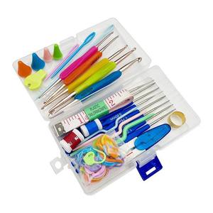 Full Set <b>Knitting</b> <b>Needles</b> Crochet Hooks <b>Knitting</b> Tools DIY Sewing Kit <b>for</b> Kids With <b>Bag</b> Gauge Scissors Stitch Holders - Product Image 4