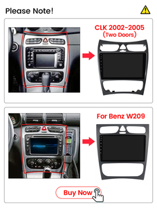 DUU 7 Androidカーステレオフロントリア独立バスブースト調整可能周波数付きベンツCLK 2002-2005 2ドアタイプ - Product Image 5