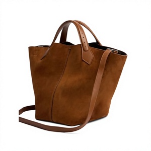 Zipper Closure Genuine Leather Women's Casual Handbags Fashionable Durable Lightweight Large Capacity Waterproof Anti-Theft - Product Image 2