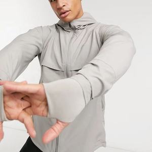 Nouveauté Sweat-shirts à fermeture éclair intégrale Manches raglan Athlétique Vêtements de yoga Gym Veste de sport Veste de course pour homme - Product Image 3