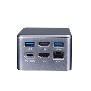 피에시아 인텔 N100 N5105 N300 N95 8GB/16GB 4 LAN 포켓 미니 PC 2 * USB3.0 1 * Type-C 데스크탑 Nuc 미니 PC 컴퓨터