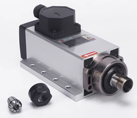 Moteur de broche CNC à haute dureté et grande capacité de charge, refroidi par air, 6KW, haute vitesse, roulement BT30/BT40, fonctionnement fluide pour l'acier inoxydable