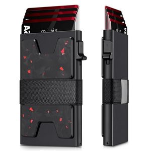 स्लिम कैथोलिक एल्यूमीनियम क्रेडिट कार्ड धारक विस्तार बैकप्लेट राफिड कम धातु कैश स्ट्रैप सरल स्ट्रैप - Product Image 5