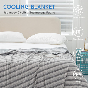 Manta Refrigerante Tamaño Queen, Doble Cara, Ecológica, Portátil, de Poliéster/Nailon, Certificada Oeko-Tex, Transpirable y Ligera para Verano - Product Image 3