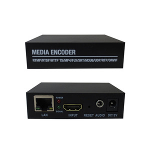 Encodeur vidéo HD monocanal H.265 H.264 2 flux multi-bitrate pour diffusion en direct sur YouTube et <span class=keywords><strong>Facebook</strong></span> (RTMP, RTSP, SRT) - Product Image 1