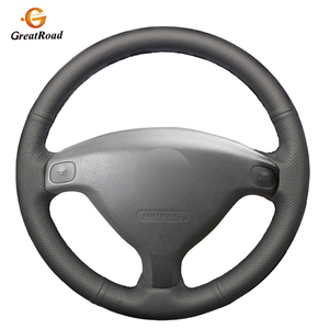 Cardak — couverture noire de <span class=keywords><strong>volant</strong></span> de voiture, en cuir artificiel, pour <span class=keywords><strong>Opel</strong></span> <span class=keywords><strong>Zafira</strong></span> A 1999-2005 Buick saab <span class=keywords><strong>Opel</strong></span> Astra G H 1998-2007 - Product Image 1