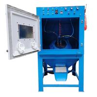 Cabine de sablage automatique à tambour avec fonction de polissage pour petites pièces en plastique, moteur et composants à entraînement motorisé
