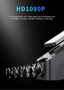 Caméra embarquée 4G LTE à double objectif sans <span class=keywords><strong>écran</strong></span>, avec télécommande, mode stationnement 24h/24, Cloud CMSV6 - Product Image 3